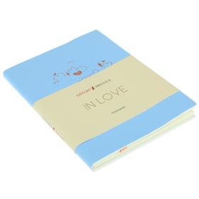 

Планинг недатированный А6+, 80 листов IN LOVE. Blue Sky, обложка искусственная кожа, термотиснение, ляссе, тонированный блок 70 г/м2