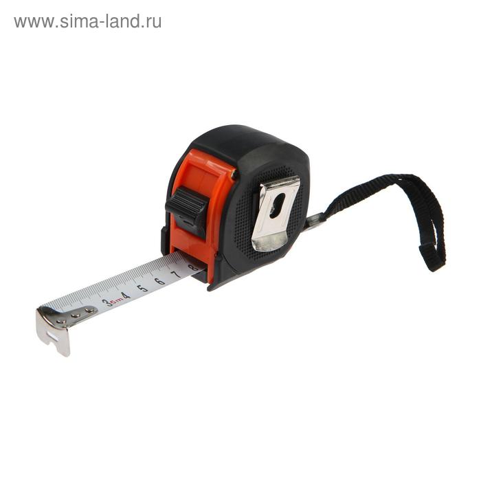 Рулетка HARDEN 580008, обрезиненный корпус, 5м х 25мм