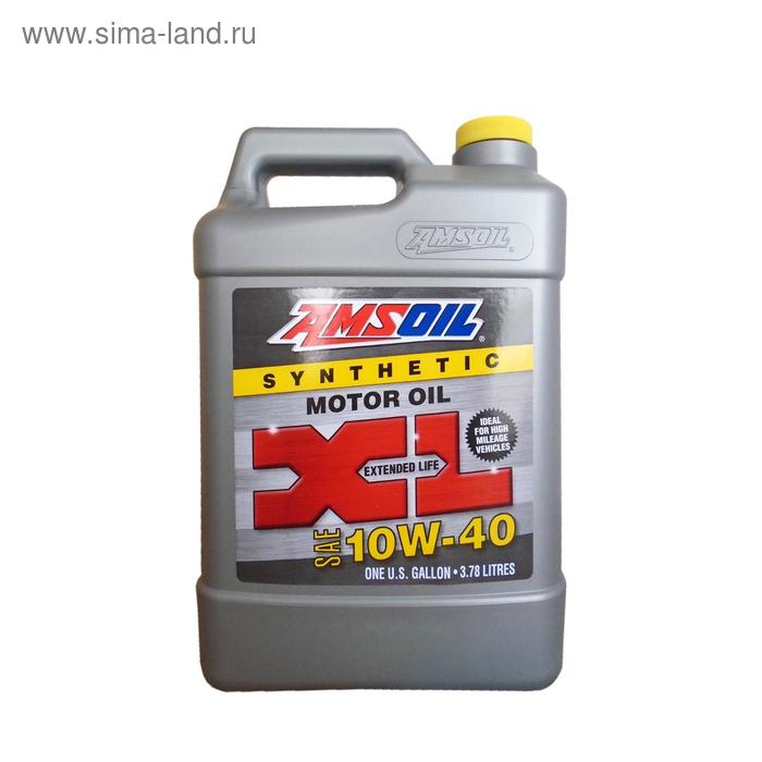 фото Моторное масло amsoil xl extended life synthetic motor oil sae 10w-40, 3,78л