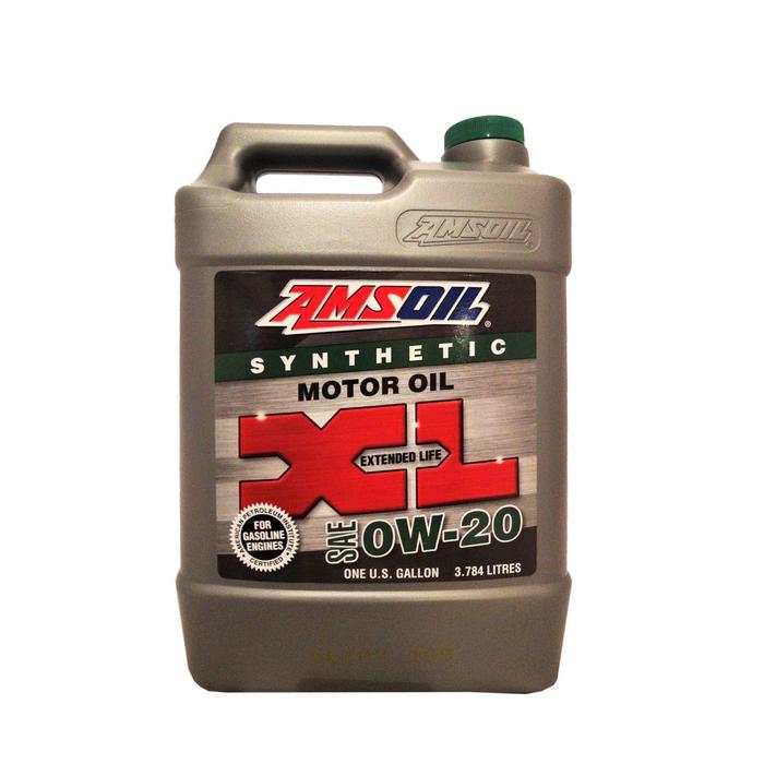 фото Моторное масло amsoil xl extended life synthetic motor oil sae 0w-20, 3,784л