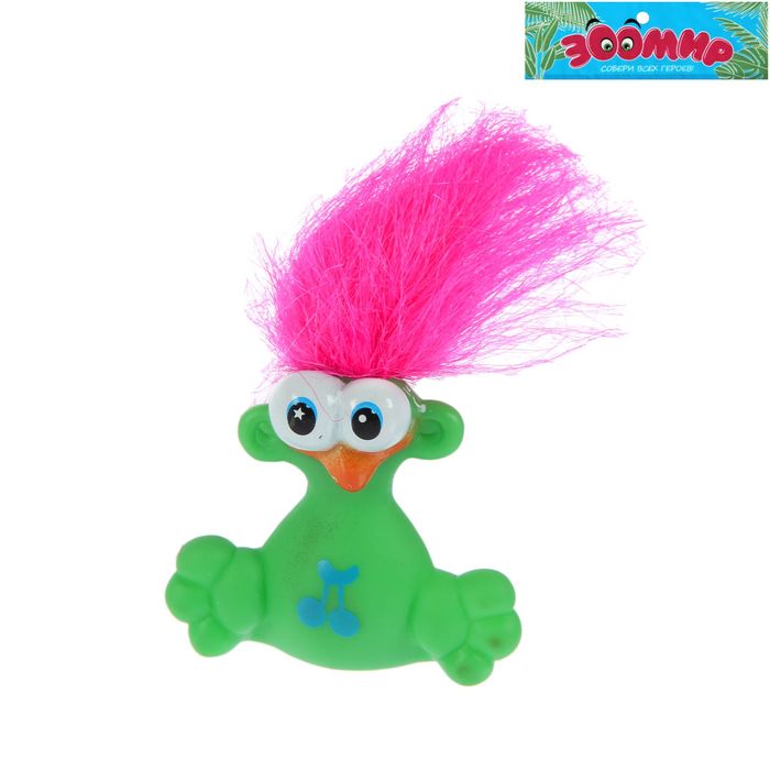 Фигурка животного "Цыпа" с модной причёской, МИКС