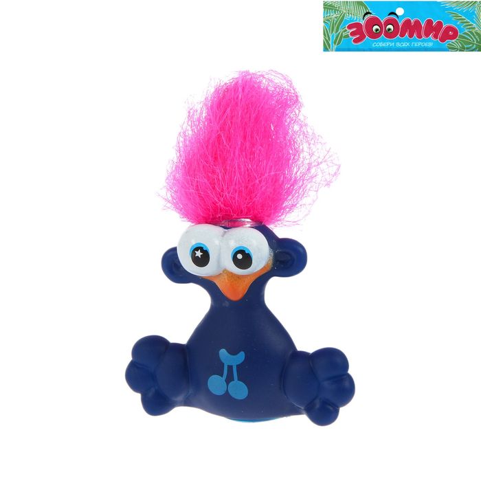 Фигурка животного "Цыпа" с модной причёской, МИКС