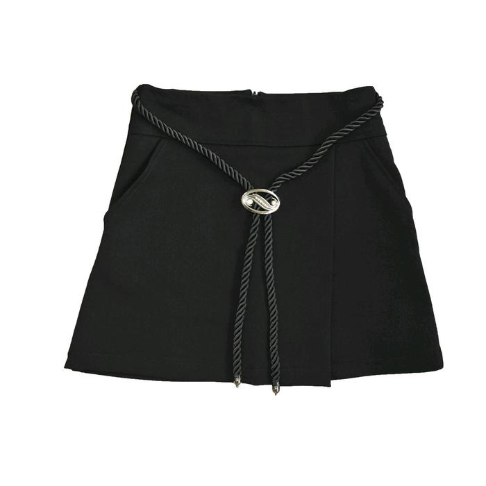Юбка для девочек, рост 128 см, цвет чёрный комплект для девочек кардиган юбка рост 128 см