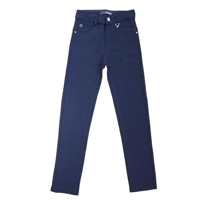 Брюки для девочек, рост 146 см, цвет синий брюки для девочек рост 146 см цвет синий