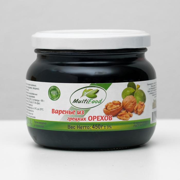 Варенье из грецких орехов, 450 г.