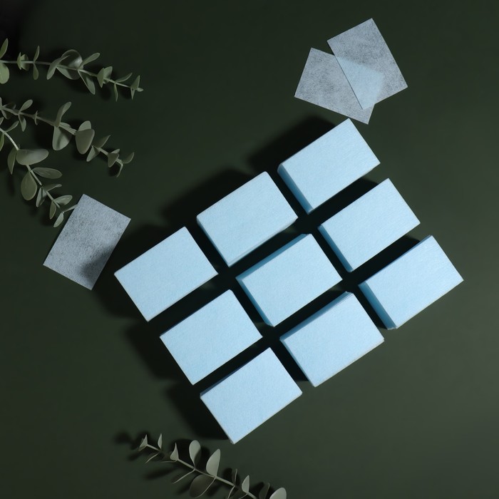 Салфетки для маникюра, безворсовые, плотные, 560 шт, 6 × 4 см, цвет голубой