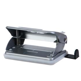

Дырокол 10л метал Lamark Metallic с линейкой, серый PN0148-GR