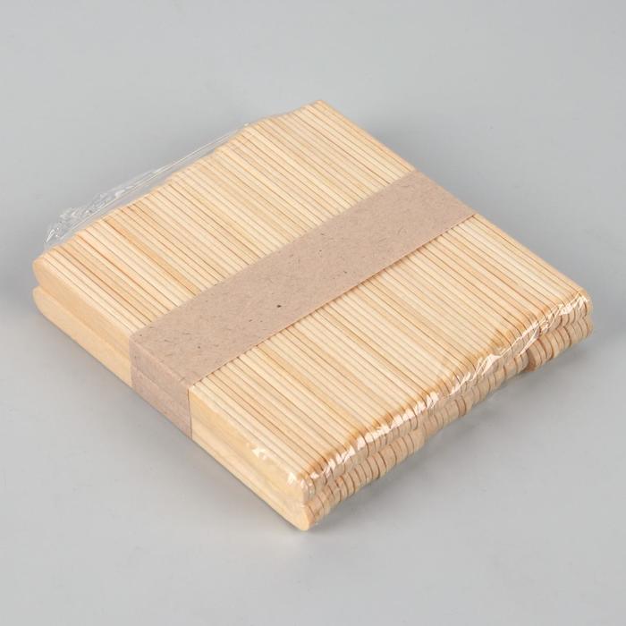 Шпатель для депиляции, 11,4 × 1 см, деревянный