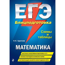 

Справочник. ЕГЭ. Математика. Блицподготовка, схемы и таблицы. Удалова Н. Н.