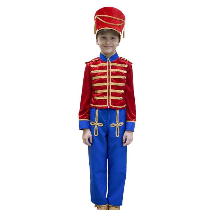 фото Карнавальный костюм «гусар», кивер, сюртук, штаны, рост 122 см карнавалия чудес