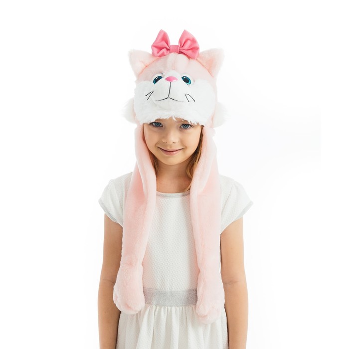 Шапочка "Кошечка розовая"