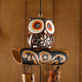 

Музыка ветра бамбук "Сова на жердочке" 5х15х40 см