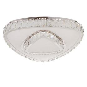 

Люстра c ПДУ 9908672 LED 100Вт 3 режима диммер 3000-6000К хром 45х45х13 см