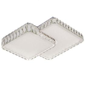 

Люстра c ПДУ 9907672/2 LED 100Вт 3 режима диммер 3000-6000К хром 50х50х11 см