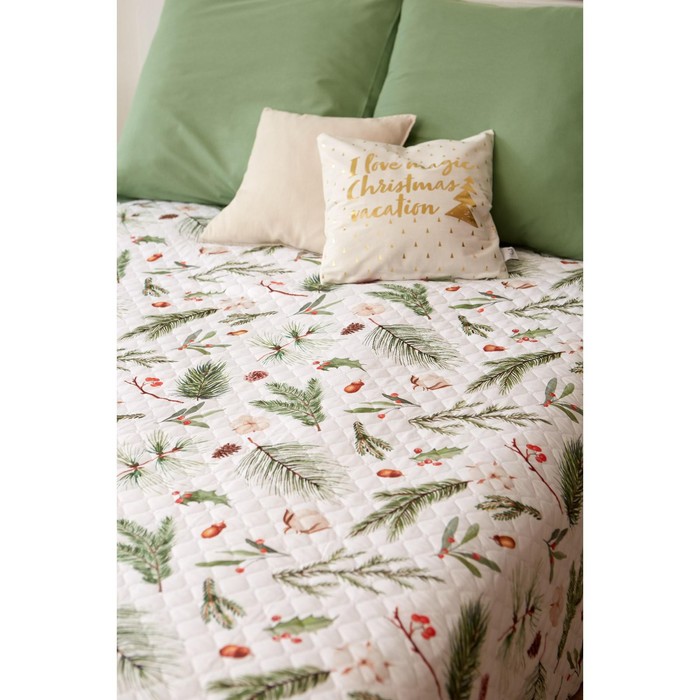 

Покрывало "Этель" 2 сп Еловые ветви, 180х210 см, микрофибра