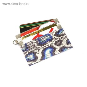 

Картхолдер, цвет серый/синий