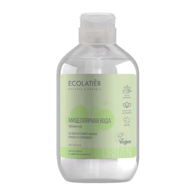 Мицеллярная вода для снятия макияжа Ecolatier для чувствительной кожи, цветок кактуса & алоэ вера, 400 мл
