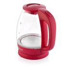 Чайник электрический BRAYER BR1045RD, стекло, 1.8 л, 2200 Вт, автоотключение, красный - Фото 2