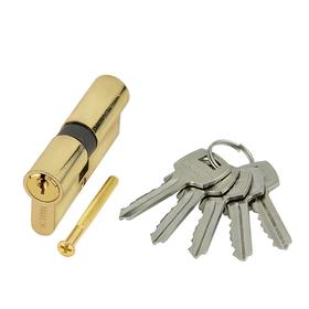 Цилиндр стальной MARLOK ЦМ 70(30/40)-5К англ. ключ/ключ, цвет золото