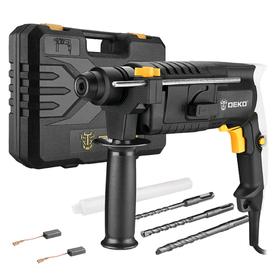 

Перфоратор DEKO DKH650W, 650 Вт, 2 режима, 4850 уд/мин, 870 об/мин, 2.3 Дж, реверс
