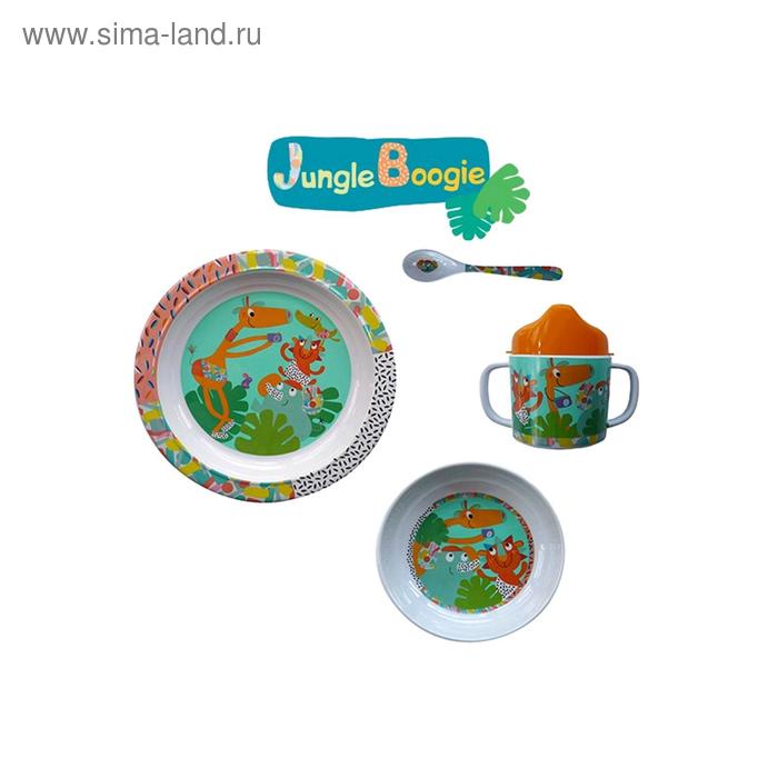 фото Набор посуды «зоопарк», 4 предмета, в подарочной коробке ebulobo