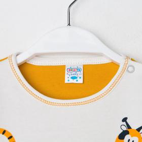 

Кофточка детская, цвет горчичный, рост 68 см