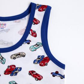 

Комплект для мальчика, цвет белый, рост 128 см