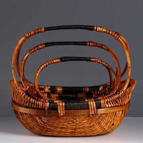 

Набор корзин, 3 шт.L: 45х33х19см, M: 38х26х17см, S:31х20х15см