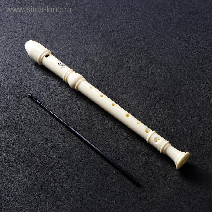 

Блокфлейта Angel ASRG-50 Classic сопрано, немецкая система, белая, 1 часть