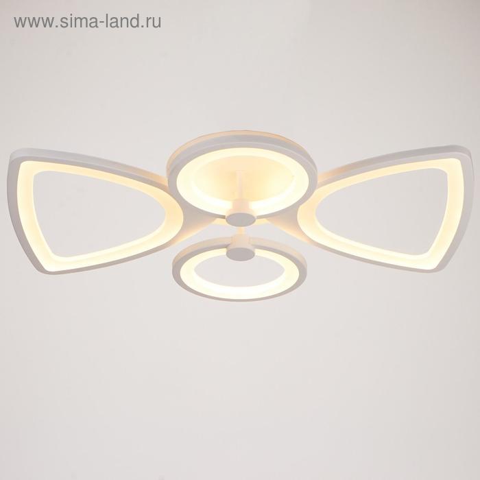 

Люстра с ПДУ 671105/4 LED 112Вт диммер 3 режима 3000-6000К белый 59х50х11 см BayerLux