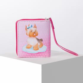 

Кошелёк детский Mini dog 10х8.5х2 см, розовый