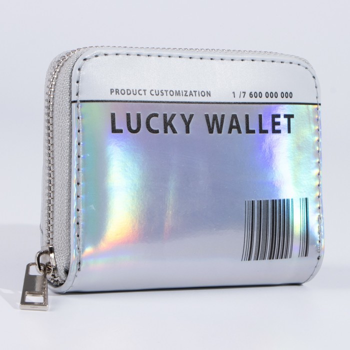 фото Кошелёк с голографическим эффектом lucky wallet, 12.5х9х2 см nazamok