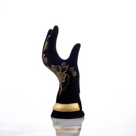 Подставка "Рука", для колец и бижутерии, цвет черный, керамика, 21 см, микс от Сима-ленд