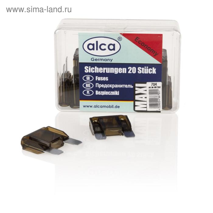 

Предохранитель флажковый макси 70A в пластиковой коробке 20 шт, ALCA