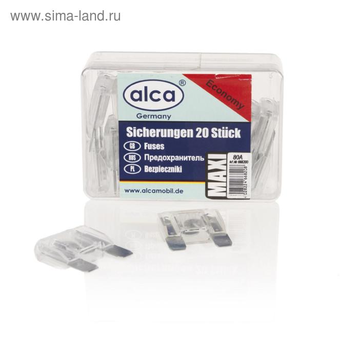 

Предохранитель флажковый макси 80A в пластиковой коробке 20 шт, ALCA