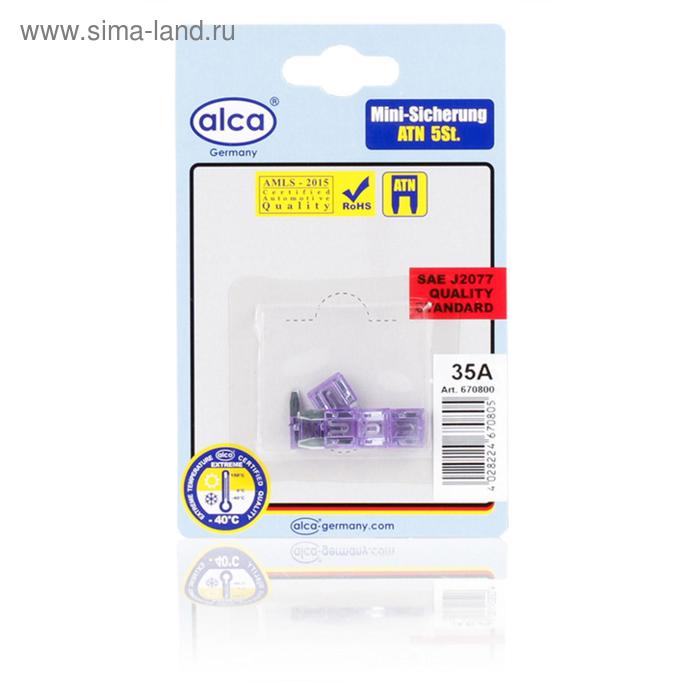 

Предохранители флажковые мини 35 А,5 шт, ALCA
