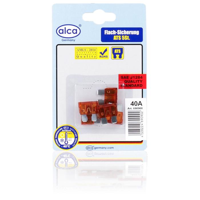 

Предохранитель флажковый 40А, 5шт, ALCA