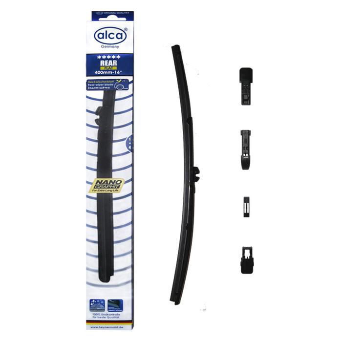 

Щетка стеклоочистителя 40“16 см REAR FLAT задняя с адаптерами, ALCA
