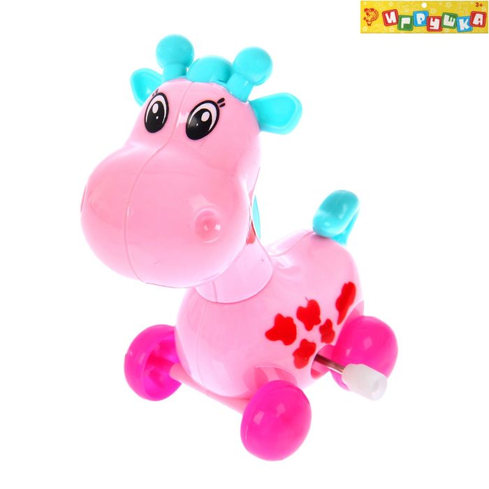 Игрушка заводная "Жирафик", МИКС