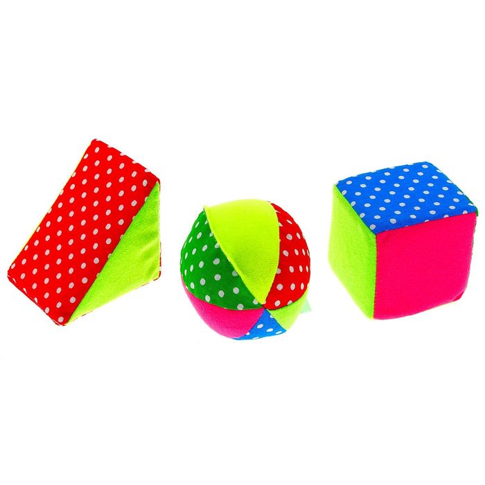 Набор развивающих фигур "Три фигуры" МИКС