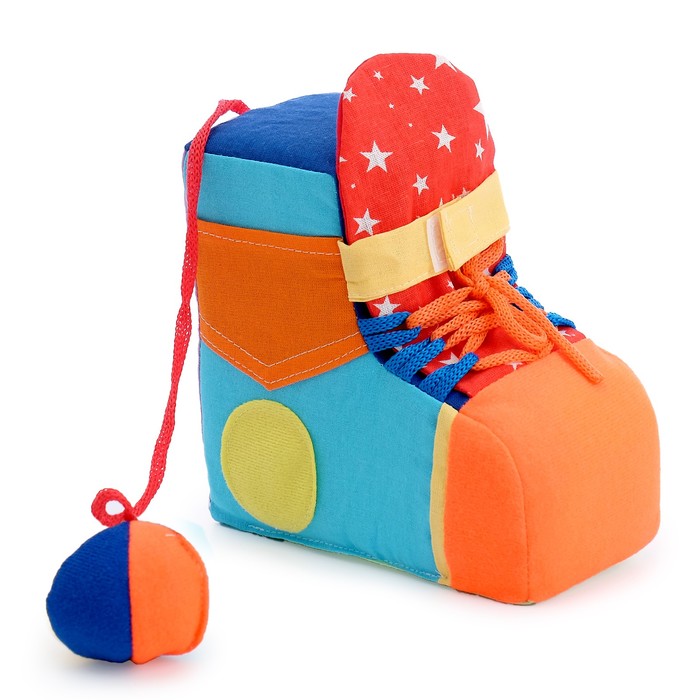 Развивающая мягкая игрушка "Сапожок "