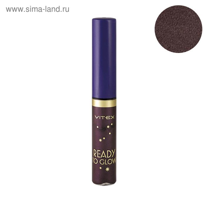 Подводка для глаз Vitex Ready To Color жидкая с блестками, тон 85 Night violet