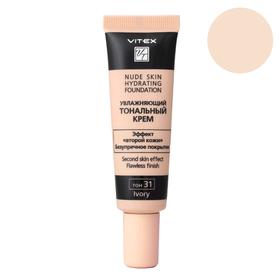 

Тональный крем для лица Vitex Nude Skin Hydrating Foundation увлажняющий, тон 31 Ivory, 30мл 52442