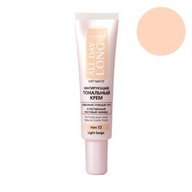 

Тональный крем для лица Vitex Soft Matte матирующий, тон 72 Light beige, 30мл