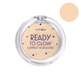 

Хайлайтер для лица Vitex Ready To Glow компактный, для смуглой кожи, тон 203 Golden glow
