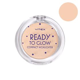 

Хайлайтер для лица Vitex Ready To Glow компактный, тон 202 Moon glow