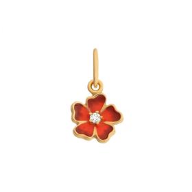 

Подвеска "Детская" цветок, позолота