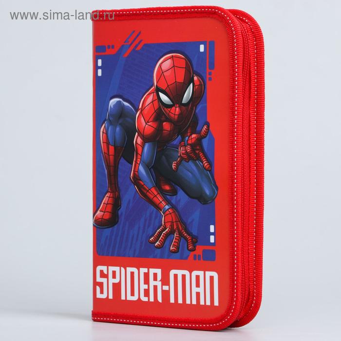 фото Пенал 1 секция 115*205 лам.карт 30п26 человек-паук "spider-man" marvel