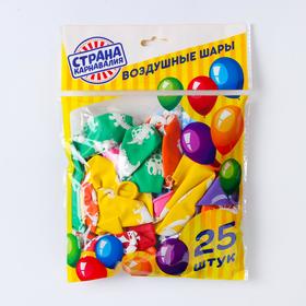 

Шар латексный 12" "Дракончики", набор 25 шт., МИКС