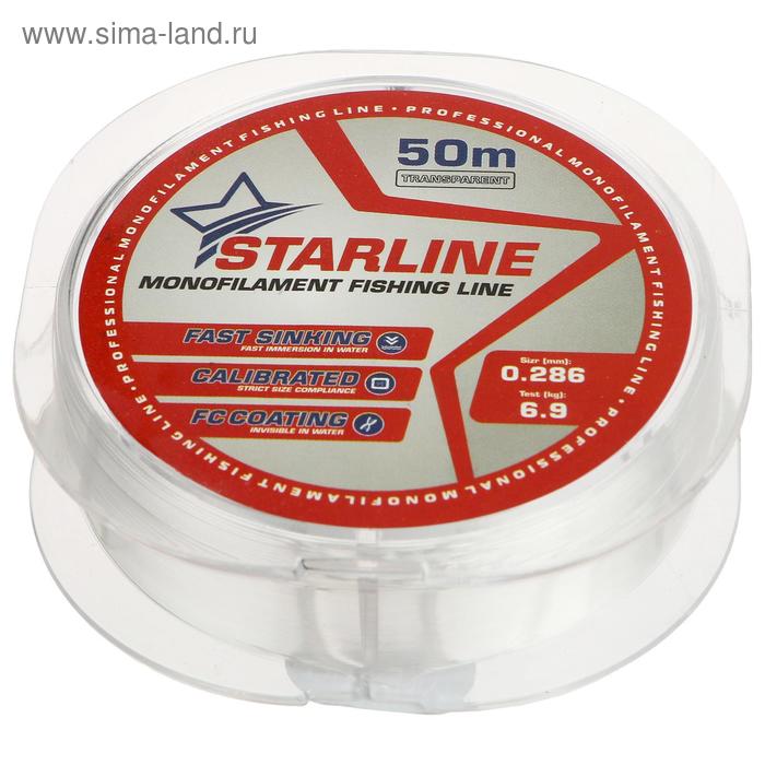 фото Монофильная леска starline 50 м (transparent) d=0,286 мм iam company